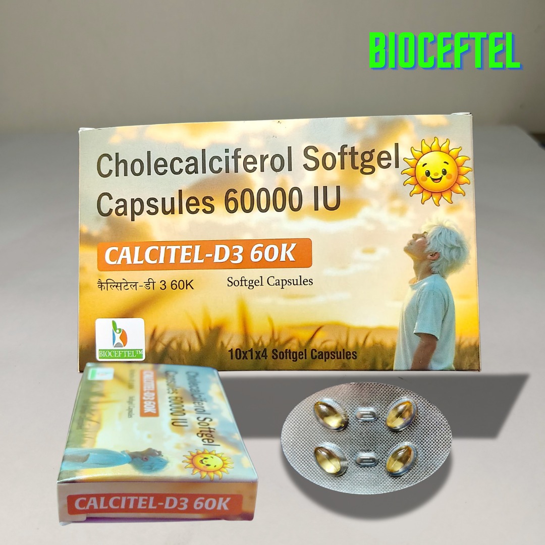 CALCITEL-D3 60K Vitamin D3 Capsules