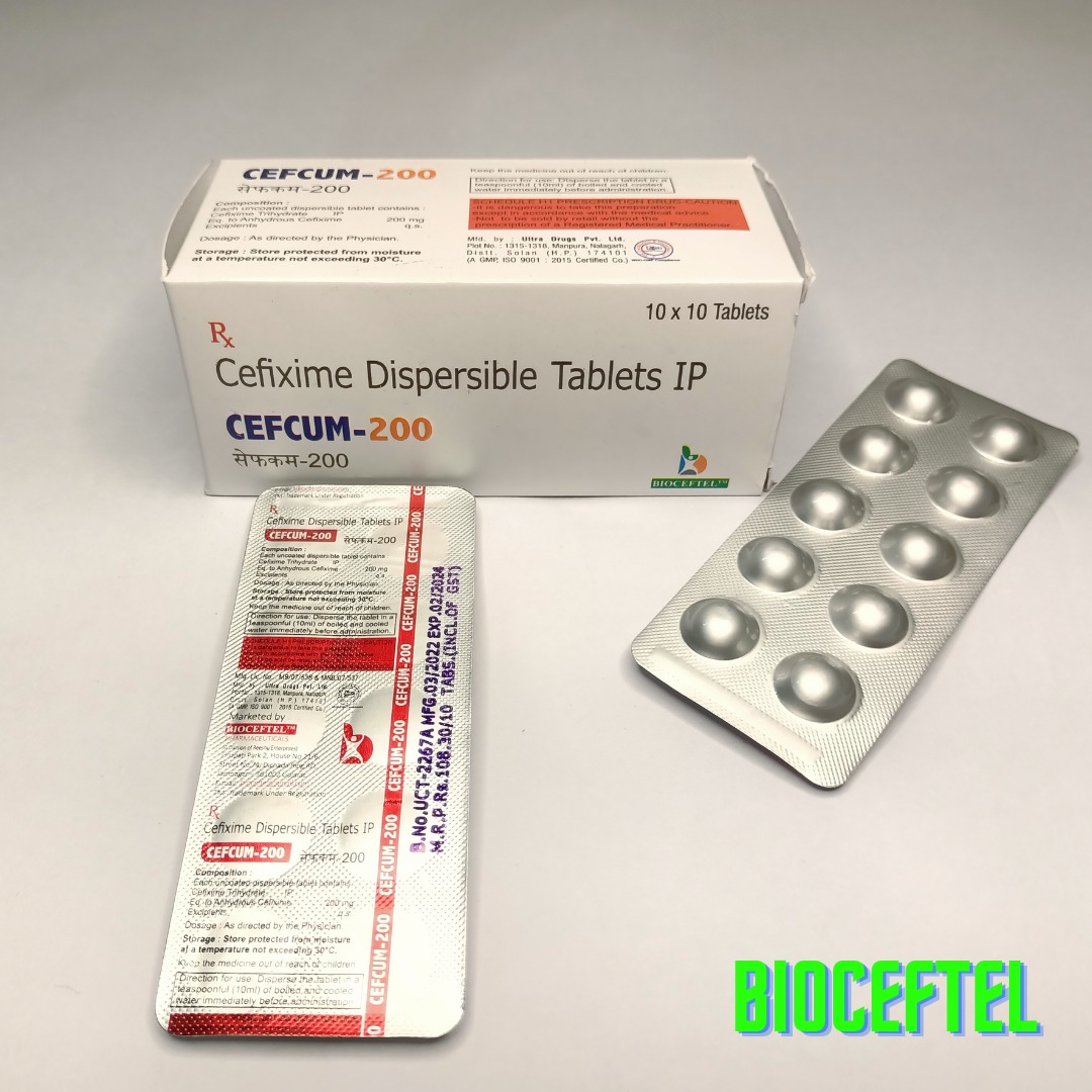 CEFCUM-200 Cefixime Dispersible Tablets